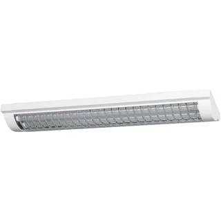 Ledvance LED Büro-Lichtleiste, Leuchte für Innenanwendungen, Kaltweiß, Klick-Dim über Wandschalter, Länge: 60 cm, LED Office Line Grid, 4058075271548, 60cm