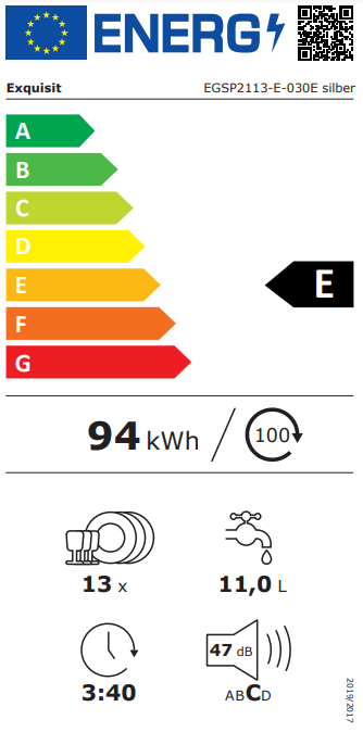 Bild von Exquisit EGSP2113-E-030E silber (816525300)