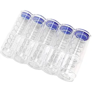 CABLEPELADO Münzbörse, 5 Euro Coin Sorter, transparent, Kunststoff, verschleißfest, Freistehend, ACC-887546