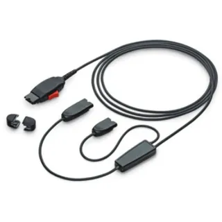 HP Poly Y Training Cable with QD Lock-Digital Headsets (85S09AA) - Schwarz