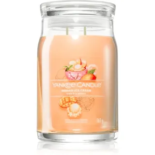 Yankee Candle Mango Ice Cream Duftkerze 567 g gelb