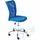 Kinderdrehstuhl Polyester Blau