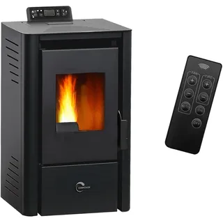 SANNOVER Anita Pelletofen Stahl Schwarz