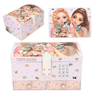 DEPESCHE Topmodel Cat Love Reise Schmuckkästchen - Pink - One Size