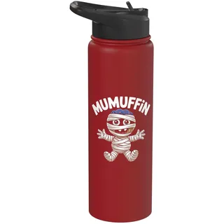 Mumuffin Muffin-Muffin-Monster-Design Stainless Steel Insulated Water Bottle