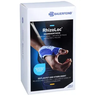 Bauerfeind RhizoLoc OA Daumenorthese links Größe 1 titan 1 St.