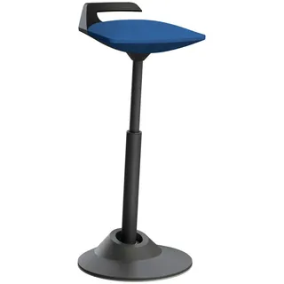 Aeris BÜROHOCKER Blau, Schwarz - 38x60-93x38 cm