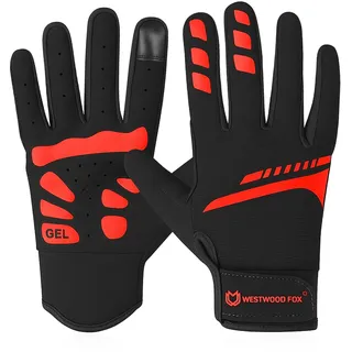Fahrradhandschuhe für Herren und Damen – Westwood Fox Fahrradhandschuhe für den Sommer, Touchscreen, rutschfest, atmungsaktiv, stoßfest – Handschuhe für Rennrad, Mountainbike, Wandern, Outdoor-Sport
