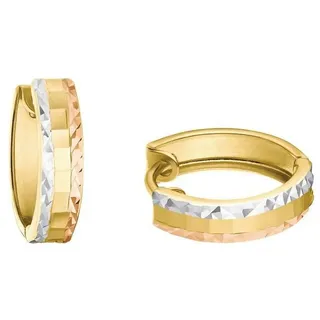 Amor Creolen Tricolor gelbgold-weißgold-roségold 2013796