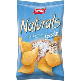 Lorenz Natural leicht fein gesalzene Chips in Schale geröstet 80g