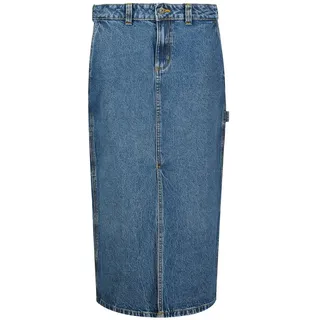 Dickies Long Carpenter Jeansrock - Rinsed Blue / Fade - XS