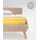 Spannbettlaken Mako-Satin 200 x 200 cm gelb