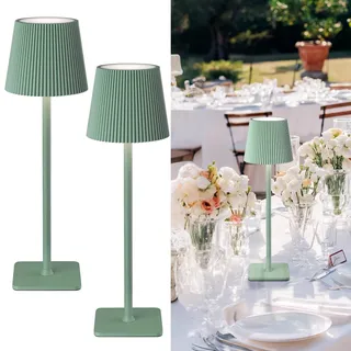 luminexdesigns Tischlampe Grün 2 St.