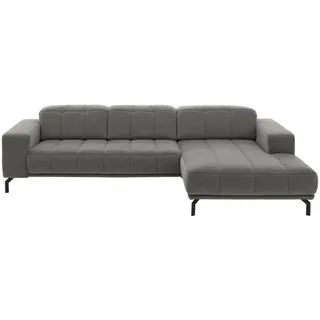 Beldomo Style Ecksofa , Hellgrau , Textil , Ottomane rechts, L-Form , 293x195 cm , Goldenes M , Stoffauswahl, seitenverkehrt erhältlich, Rücken echt , Wohnzimmer, Sofas & Couches, Wohnlandschaften, Ecksofas
