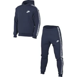 Nike Club Fleece Trainingsanzug Midnight Navy/White XL
