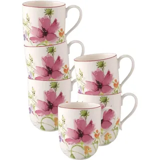 Villeroy & Boch Latte Macchiato Becher 0,37 l Bunt 6 St.