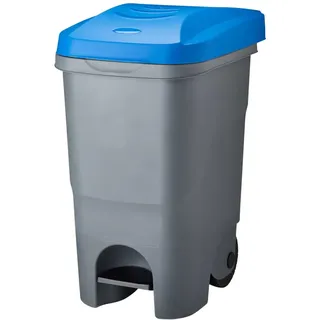 ROSSIGNOL ROULY mobiler Treteimer, Kapazität 60 l, Mülleimer mit Rollen, ideal zum Sortieren, Mülleimer mit großem Fassungsvermögen, für Garage,