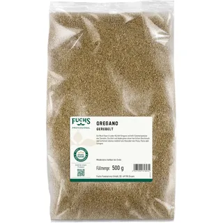 Fuchs Professional - Oregano gerebelt | 500 g im Großeutel | Profi-Qualität für Großverbraucher, Restaurants, Gastronomie