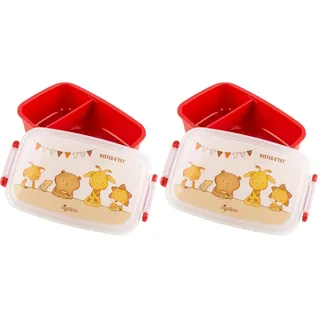 Sigikid 52926 Brotdose Mister O'Lui (Packung mit 2)