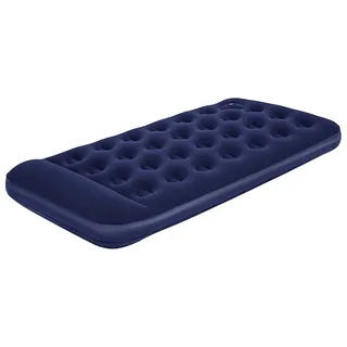 Bestway Luftmatratze Aufblasbar Beflockt mit Fußpumpe 188x99x28 cm - Blau