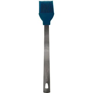 Matrad - Backpinsel 26 cm – Silikon & Edelstahl Blau – Hitzebeständig bis 300°C – Abnehmbarer Silikonkopf – Spülmaschinengeeignet