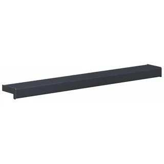 Fensterbank Anthrazit mit Holzmaserung 60 x 10 x 4,5 cm PVC - Grau