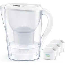 Brita Marella Biały+ 3 MAXTRA PRO Pure Performance, Wasserfilter, Weiss