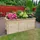 Hochbeet 200 x 80 x 85 cm Braun