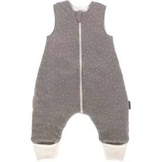 LaLoona Baby Schlafsack mit Beinen - Grau Gepunktet - 90 cm