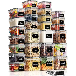 Vorratsdosen-Set für Küche: 27-teilig, luftdicht, BPA-frei, stapelbar