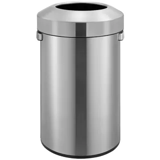 EKO - Urban Abfalleimer 60 Liter - Stainless steel - Matt Edelstahl - Silber