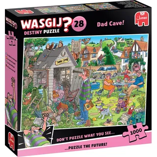 Jumbo Wasgij Destiny 28 - Daddys Hütte, Puzzle, Erwachsenenpuzzle, 1000 Teile, 1110100597