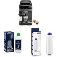 De'Longhi Magnifica Evo ECAM292.52.GB, Kaffeevollautomat mit Milchsystem + Original EcoDecalk DLSC 500 Entkalker Wasserfilter DLSC002