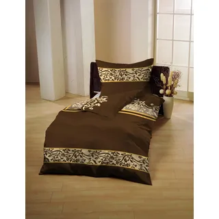 Gerald Wittmann Bettwäsche »Baumwoll-Satin«, braun