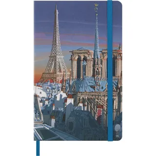 Moleskine I AM the city Paris Notizbuch limitierte Ausgabe, L/A5, liniert, fester Einband: NB. I AM Paris LG lin