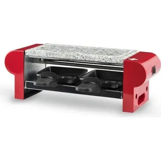 Raclette-Grill H.Koenig RP2, Bis zu 2 Personen, Granitplatte, Temperaturregler, 350W - Bunt