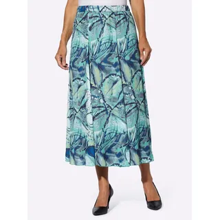 Lady Sommerrock Damen Floral Blau 25