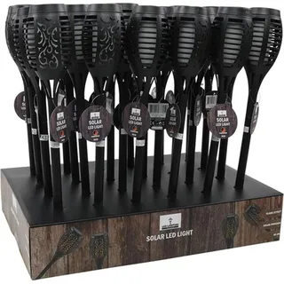 Svenska Living Gartenfackel LED Solarflamme 50cm