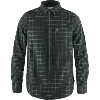 Fjällräven Övik Flannel Langarmhemd Grau S