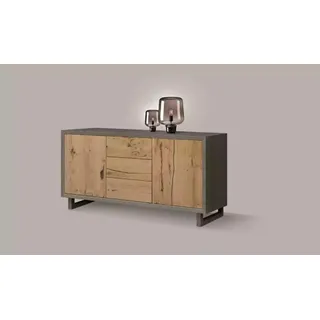 Sideboard Luxus neu schaukelnd Modern Wohnzimmer  Material Holz - Beige