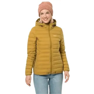 Jack Wolfskin, Glowing Mountain, Winddichte Daunenjacke, Goldener Bernstein, S, Frau