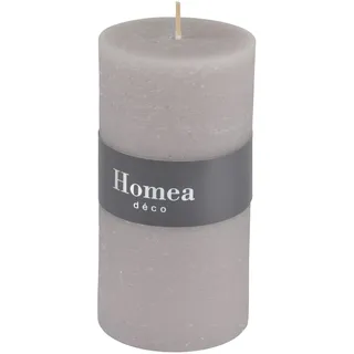 homea 6bpc020ta Kerze Zylindrische Paraffin taupe 6,8 x 6,8 x 13 cm
