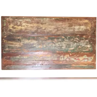 SIT Möbel SIT, Tischplatte aus recyceltem Altholz, in Vintage Optik,