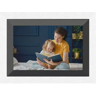 Braun Photo Technik Braun DigiFrame 10B WiFi weiß 25,7 cm (10,1 Zoll) Bilderrahmen (32GB Speicher, 1280 x 800 Pixel, 16:10 Seitenverhältnis)