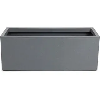 Ondis24 Blumenkasten 29,5 x 30 x 29 cm Grau