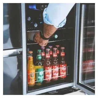 GORILLER® BLACKBACK M1 Outdoor-Küche, XXL-Gasgrill mit Doppel-Kühlschrank und Waschbecken, Edelstahl, Schwarz - Schwarz