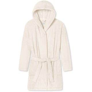 SCHIESSER Morgenmantel Teddy-Fleece Comfort-Fit off white XL