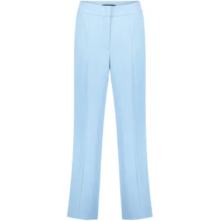 Stoffhose BETTY BARCLAY "Stoffhose unifarben", Damen, Gr. 40, EURO, blau (powder blau), Obermaterial: 96% Polyester PES. 4% Elasthan EL., Hosen Stoffhose