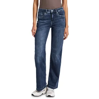 Street One Wide Leg Jeans mid Blue Soft Washed 26