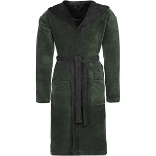 Vossen Bademantel , Grün , Textil , Uni , unisex , ISO 9001, Fkt, Made in Austria, Oeko-Tex® Standard 100 , hochwertige Qualität , Heimtextilien, Badtextilien, Bademäntel, Bademäntel Herren